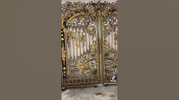 Cổng nhôm đúc hoa lá tây cực xịn xò #zalo0772992996 #cổng_nhôm_đúc