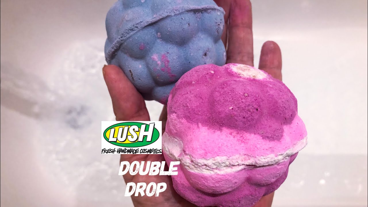 Lush bath bomb double drop YouTube