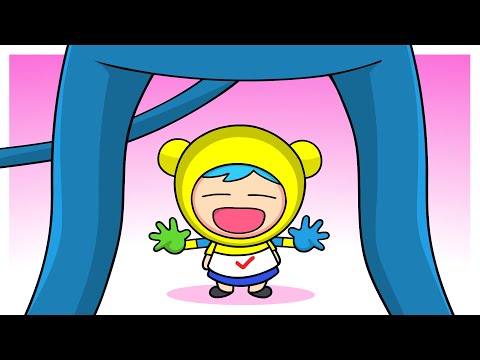 FNF Pow Sky Meets Daddy Long Legs (Animation meme)
