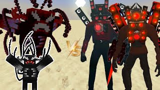 warden family vs Skibidi Toilet in Minecraft Mon Battle of Hindi