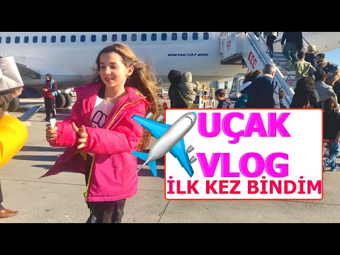 UÇAK VLOG. İlk Kez Bindim. 1. Bölüm. ECRİN SU ÇOBAN