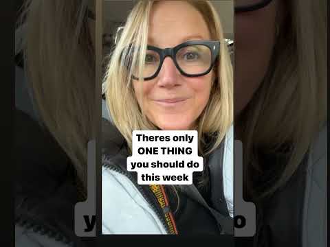 There's only ONE THING you should do this week | Mel Robbins #Shorts