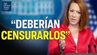 “Deberían censurarlos” dijo Jen Psaki sobre las personas antivacunas en Facebook