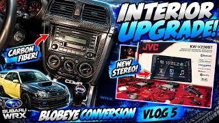 02 WRX VLog5 Carbon Fiber Paint on Dash Pieces