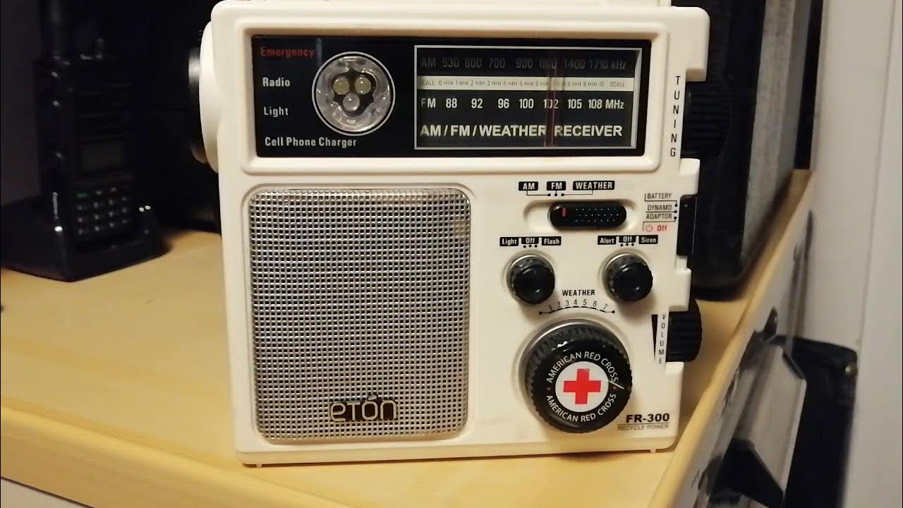 American Red Cross Eton Fr300 Emergency Crank AM/FM/WX Radio NOAA