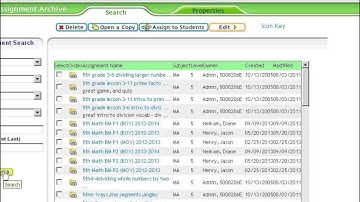 How to Assign an Assignment from the Archives in Compass Learning