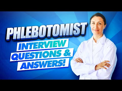 Video: Pada usia berapa Anda bisa menjadi phlebotomist?