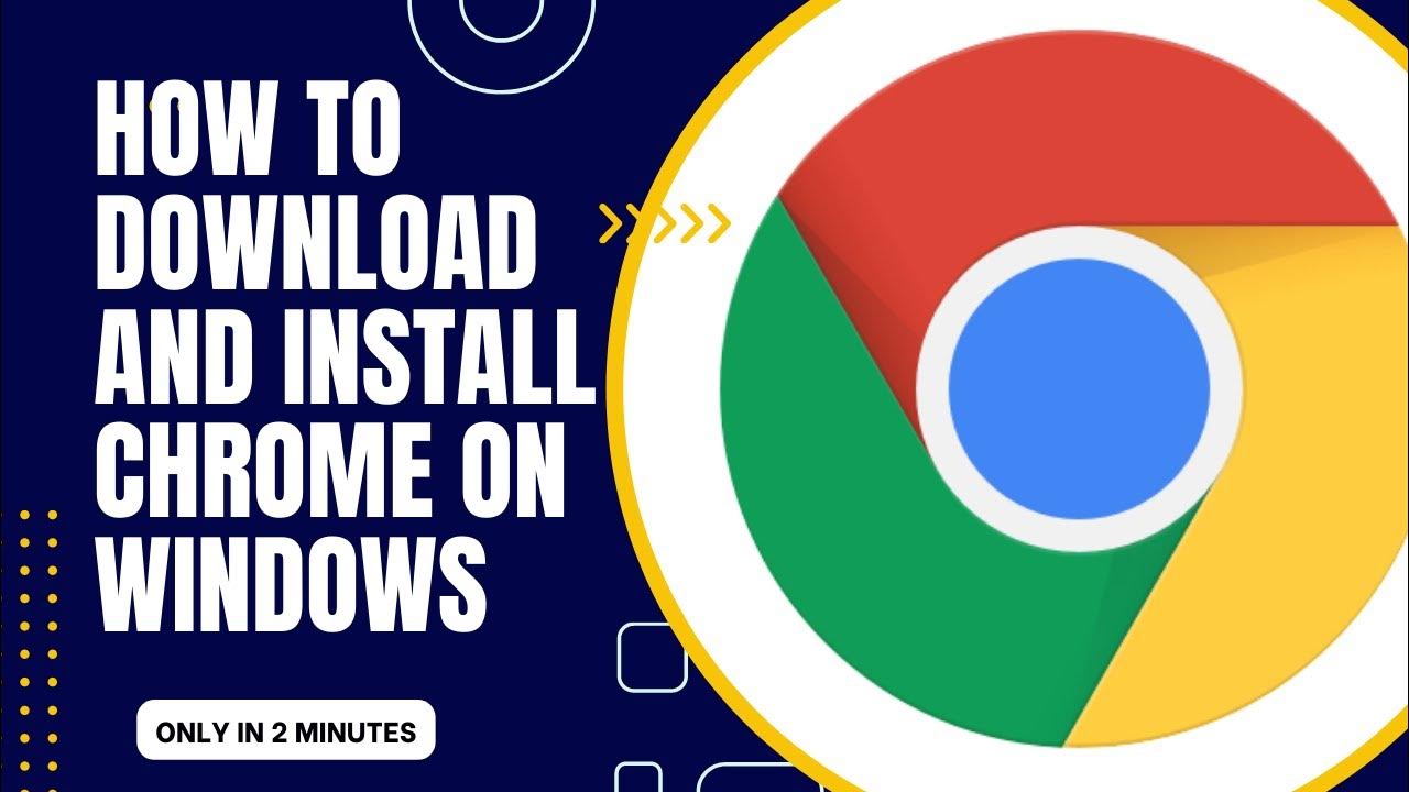 Google Chrome Download & Install in pc how to download and install