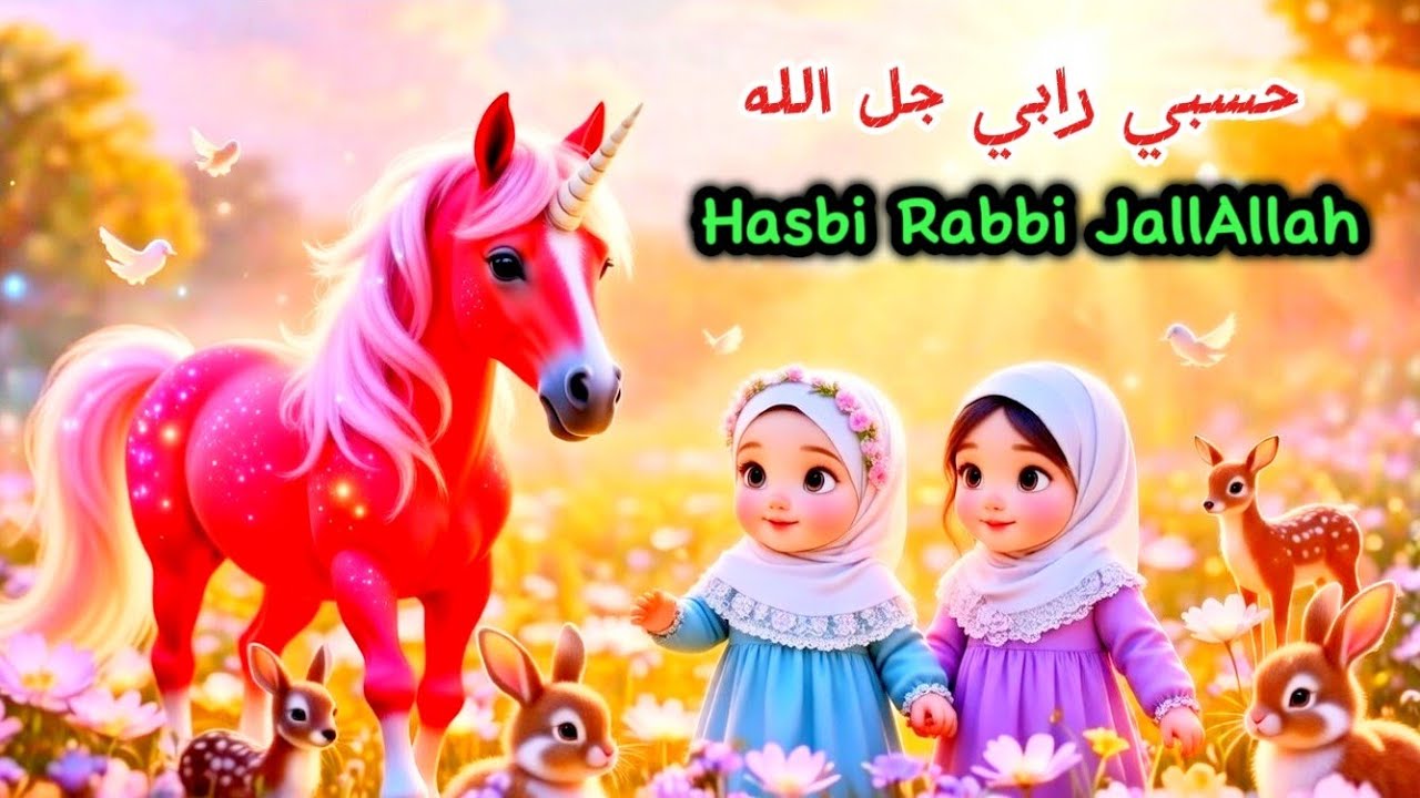 Hasbi Rabbi Jallallah | Version 2 | Beautiful Islamic Naat for Kids ZOOKO TV+Family।#kidslearning 