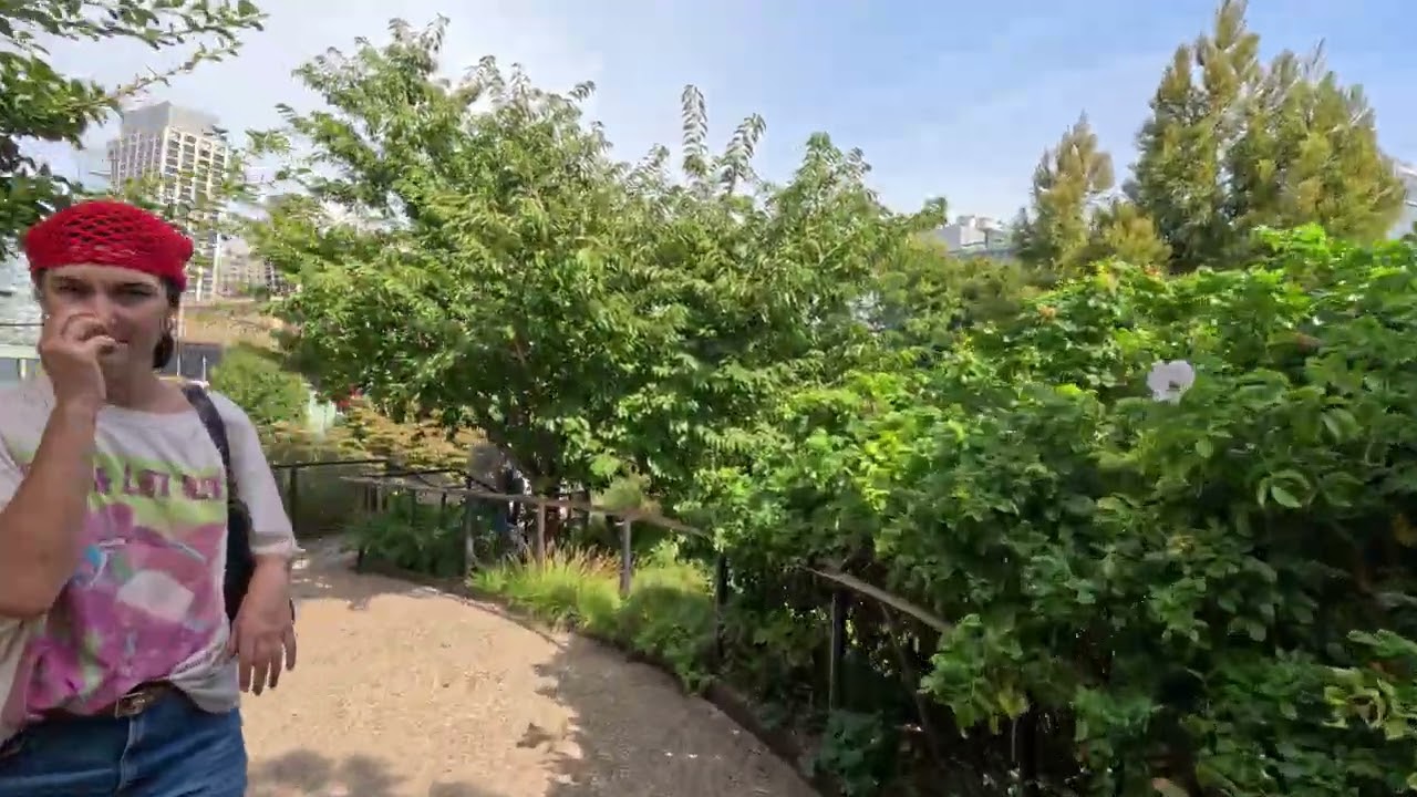 Walking Tour of Little Island at Pier 55 (NYC) (4k Video)