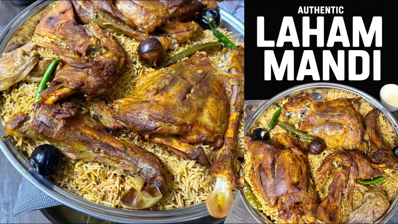Arabic Mutton Mandi Recipe |Mandi Rice | Middle East Mandi Rice| Lamb ...
