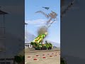 NO ESCAPE! 🚀 Can a Stealth Jet Survive This Massive SAM Strike? 💥#shorts