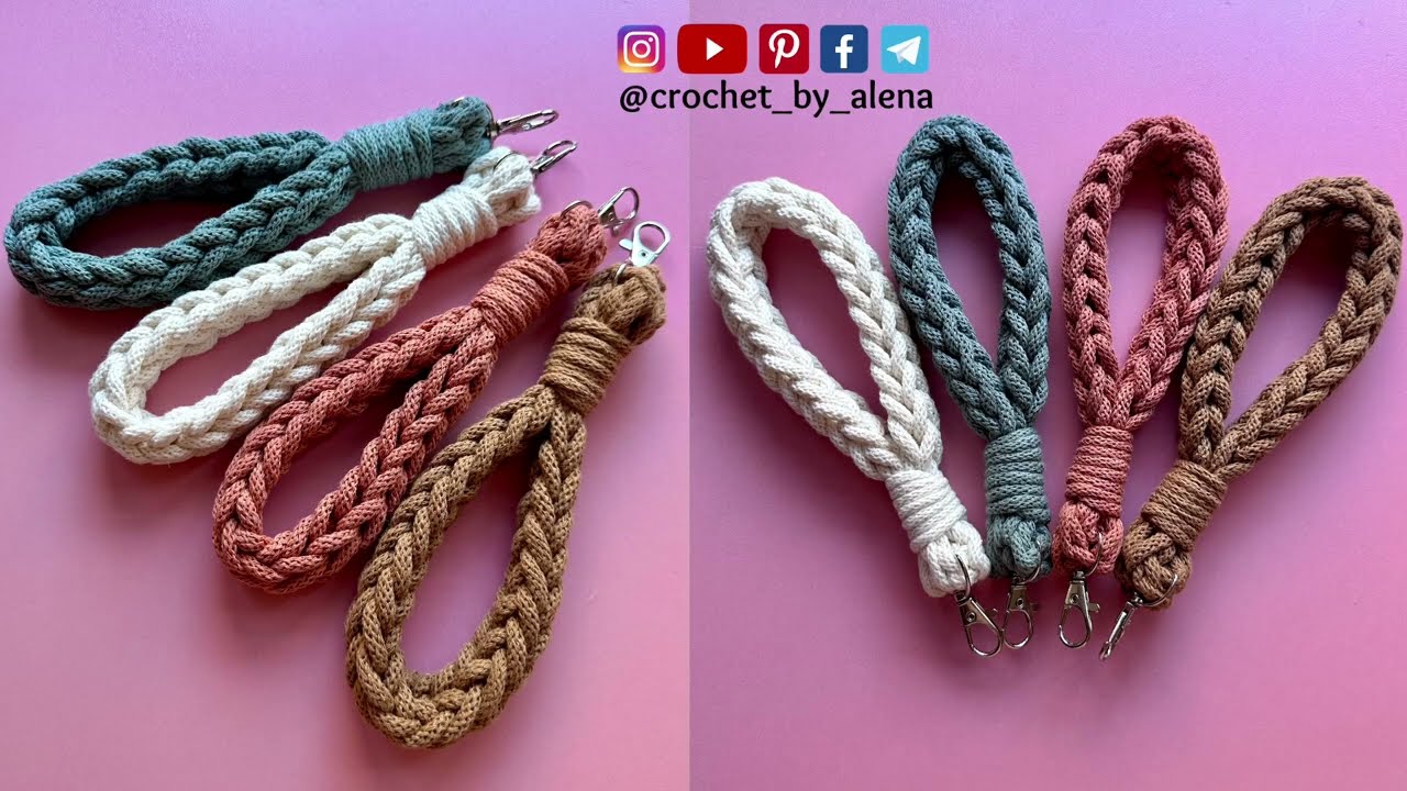 How to Crochet Wristlet Keychain