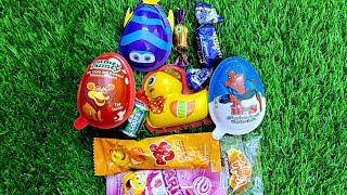 satisfying video asmr kinder joy chocolate 🍡🍫🍭🍬🍢🍡🍫🍭🍬