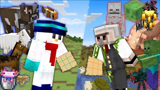 【マイクラ】友好MOBビンゴ VS 敵対MOBビンゴ対決！