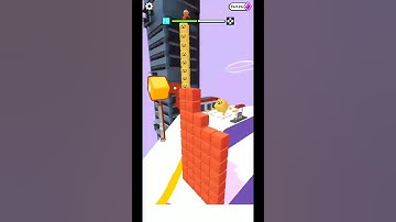 ⏫⏫😱 Cube surfer Android(İOS) game play #shorts #cubesurfer level 88