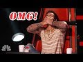 When Contestants sing better than coaches in The Voice USA - Adam is mad Because his team is full