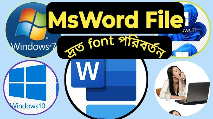 Write Bangla and English at a time in MS Word  Change font using keyboard shortcuts in MS Word 2024