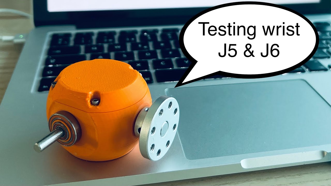 Mini Robot Arm Testing Wrist J5 & J6 - YouTube