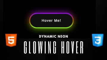 Create Neon Glowing Hover Effects: A Complete HTML & CSS Guide | [2024] | Hover Effects |