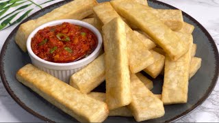 This Fried Yam and Pepper Sauce Recipe is So Delicious!