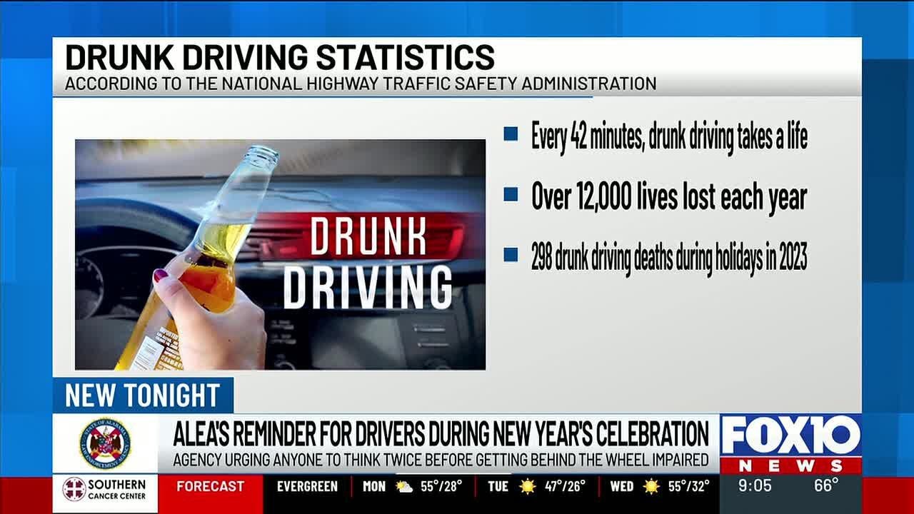 Alabama law enforcement warns against impaired driving during New Year ...