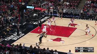 Nikola Vučević Rises To Block The Shot