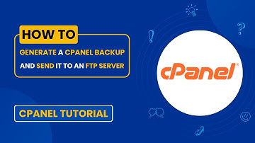 How to Generate a cPanel Backup and Send It to an FTP Server | Step-by-Step Guide