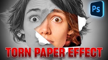 Torn Paper Effect in Photoshop #photoshoptutorial
