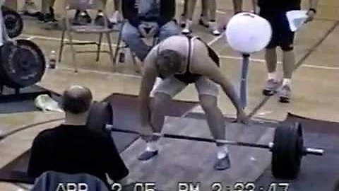 Mark Szymanski A-K Valley Power Meet - Deadlift