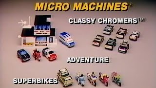 Micro Machines TV Commercial: Classy Chromers, Superbikes, Adventure 1992 - Alt. Ending
