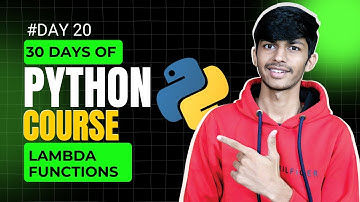 Lambda Function || 30 Days of Python || GIM(Python Playlist)