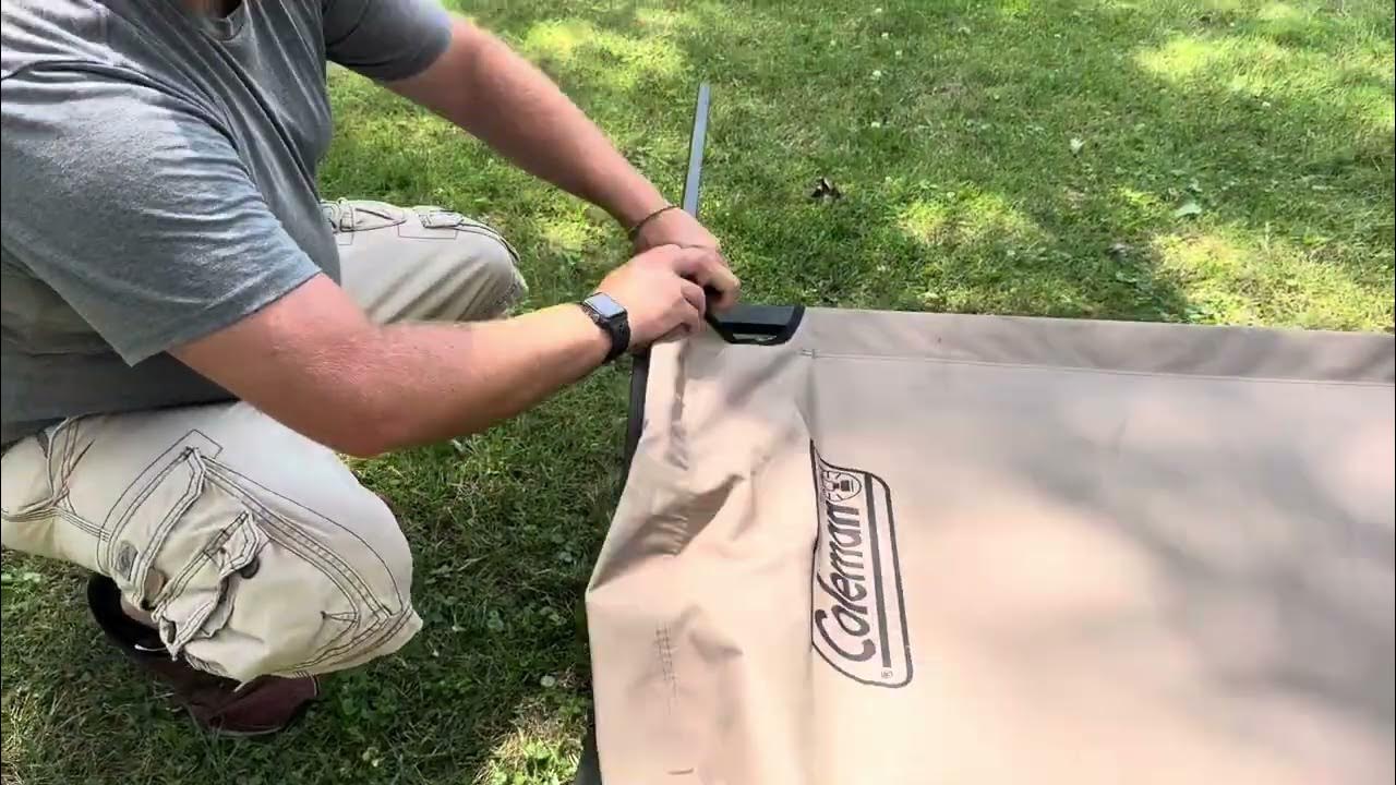 Review Coleman Trailhead II Camping Cot Set up a Coleman Trailhead II