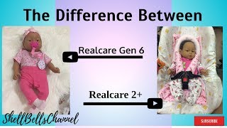 The difference between a Realcare Gen 6 and 2+ baby