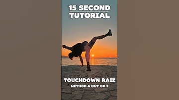 15 SECOND TUTORIAL: TOUCHDOWN RAIZ Method 4 #tricking #tutorial #raiz #flipaclip #flip #athlete