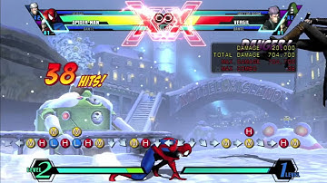 UMVC3: Web Throw Loop + Raw Tag
