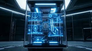 a A futuristic compute #tech #ai #satisfying