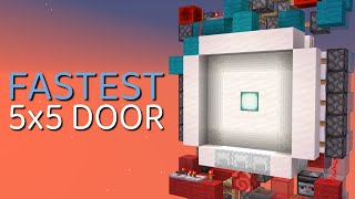 Minecraft: The BEST 5x5 Piston Door! [Broken in 1.18.2+]