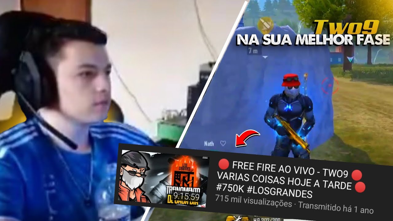 AS JOGADAS SURREAIS DA LIVE QUE FEZ TWO9 SER RESPEITADO NO FREE FIRE..