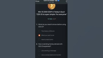 CEX io Quiz Answers Today _CEX.IO _CEX IO is super simple for everyone   _ 30 May #cexio  #crypto