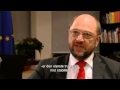 Martin Schulz, President of the European Parliament. Interview for the Nobel Peace Center.