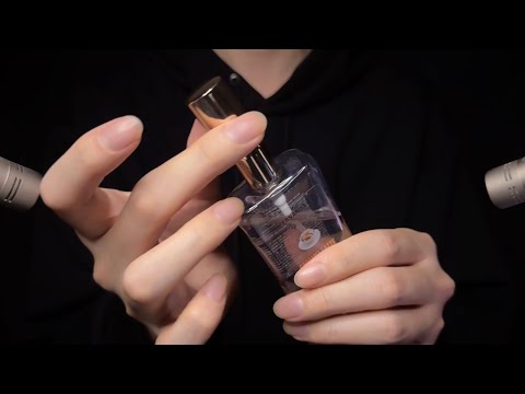 ASMR 香水の蓋の音・タッピング音(No Talking)