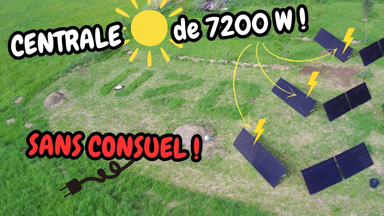 MEGA SOLAIRE PLUG & PLAY ! 7KW SANS CONSUEL ! (si si c'est possible)