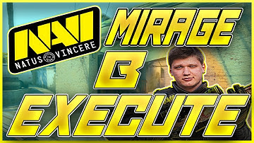 NAVI Mirage B Site Execute vs MIBR (CS:GO Strategy Breakdown)