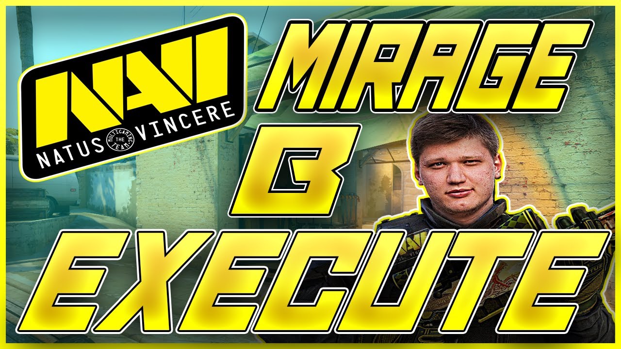 NAVI Mirage B Site Execute vs MIBR (CS:GO Strategy Breakdown) - YouTube