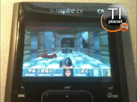 nDoom on the TI-Nspire CX (yes, Doom, in color, on a calculator) - Ndless 3.1