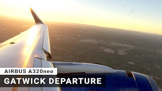 Early Morning Departure From Gatwick Airport Egkk - Microsoft Flight Simulator 2020