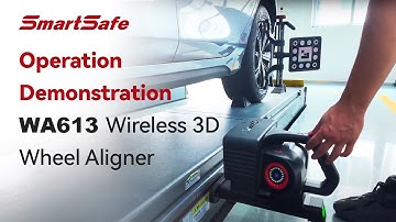 WA613 Wireless 3D Wheel Aligner Operation Demonstration