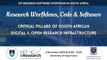Research Software Symposium 2025: Prof Mattia Vaccari (UCT eResearch Centre)