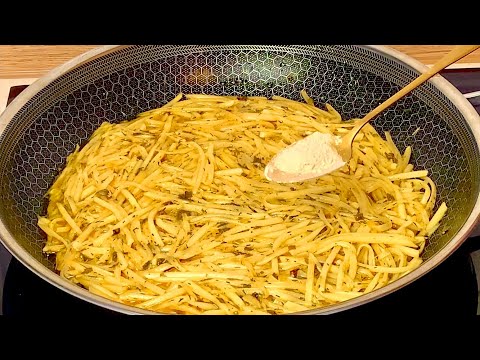 Просто натрите картошку и полейте яйцами - результат потрясающий и вкусный! Простой рецепт!